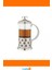 Çelik Kulplu Cam 350 ml Kapasiteli Modern French Press 4