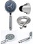 Fonksiyonlu Duş Başlığı Seti Başlık, Hortum ve Mafsal Seti ( Lisinya ) 1
