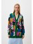 Triko Oversize Etnik Desenli Hırka 3