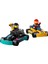 Bfs LEGO City Go-Kartlar ve Yarış Sürücüleri 60400 1