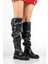 Suins Lorissa Model Dizüstü Kadın Siyah Çizme 5