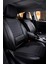 Chevrolet Kalos Uyumlu Yarı Deri Oto Koltuk Kılıfı Ön/arka Set Neta Seri Siyah 2