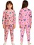 Cute Hello Kitty ve Kuromi Desenli Kız Çocuk Pijama Takımı 5