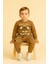 Kahverengi Ayıcık 1-2-3 Yaş Çocuk Alt Üst Takım Pijama Takım 3