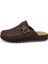 Erkek Terlik/ Panduf ( Ev ) 52 722 Ul Fly Flot Leather Man Slıpper 2507-DARK Brown 1