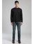 Wayne Erkek O Yaka Sweatshirt Siyah 1