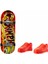 HGT46 Hot Wheels Skate Parmak Kaykay ve Ayakkabı Paketleri 7