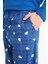Pijama Takımı Regular Fit Baskılı Uzun Kollu Üst Desenli Uzun Alt G2641AX25WN 7