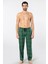 Erkek Dokuma Pijama Tek Alt 2240/YEŞIL 1 1