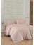Çift Kişilik % 100 Pamuk Nevresim Takımı Dust Roze 1
