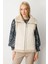 Kadın Içi Peluşlu Güderi Yelek 8501 Kum 1