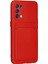 Oppo Reno 5 Kılıf Kelvin Kartvizitli Silikon - Kırmızı (K95) 3