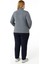 Kadın Büyük Beden Eşofman TAKIMI-T-1014 2