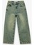 Pamuklu Cepli Rahat Kalıp Yıkamalı Denim Pantolon - Wide Leg Jeans 1