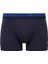 3'lü Paket, Erkek Boxer, Pamuklu, Lacivert-Saks 2
