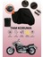 Siyah Arka Çanta Uyumlu Suzuki Vz 800 Intruder M800 Uyumlu Motosiklet Brandası, Koruyucu Örtü 1