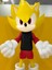 Super Sonic Animasyon Film Karakter Figürü 52 cm 1