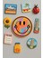 Modern ve Dekoratif Yuvarlak Buzdolabı Magneti Magnet Büyük Boy 10X10 cm - Fck 1