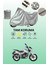Gri Bajaj Discover 125 St Uyumlu Motosiklet Brandası, Koruyucu Örtü, Motor Branda 1
