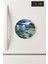 Desenli Temalı Yuvarlak Buzdolabı Magnet – 10X10 cm Maldivler 1