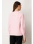 Kadın Sıfır Yaka Püskül Detaylı Triko Kazak 65306 Pembe 4