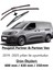 Peugeot Partner & Partner Van 2019-2025 Ön ve Arka Silecek Takımı 1