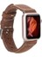 Apple Watch Uyumlu Deri Kordon 42-44-45MM Nm1-As2 Taba 5