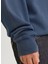 Bisiklet Yaka Lacivert Erkek Sweatshırt 12268273_JJECHARGE Faded Sweat Crew 4