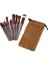 13PCS Eflatun Kadife Torbalı Makyaj Fırça Set (5324) 1