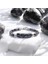 Snowy Obsidian Doğaltaş Çelik Halat ve Çelik Klipsli Bileklik 9592B19D2 4