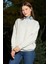 3 Iplik Kot Garnili Gömlek Yaka Oversize Sweatshirt 1