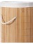 Decohandy Yuvarlak Bambu Kirli Sepeti 2