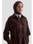 Beli Büzgülü Örme Giyçık 25KD1504 Kahverengi 3