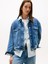 Dnm Lana Casual Jacket Kadın Mavi Mont - WW0WW46485 2