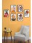 Scandinavian Botanical Art Soyut Dekoratif 6'lı Set Mdf Tablo 2