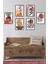 Scandinavian Botanical Art Soyut Dekoratif 6'lı Set Mdf Tablo 3