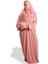 Pudra Iki Parça Namaz Elbisesi Viskon Düz 2504_06 6