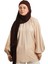 Kahve Pratik Hazır Geçmeli Bone Şal Şifon Düz 2506_14 1
