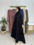 Iki Kat Büzgülü Elbise ve Şallı Takım .hijap ,abaya (Hac ve Umre Için Uygundur) Siyah 3