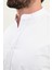 Düz Slim Fit Hakim Yaka Uzun Kollu Erkek Gömlek 2