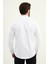 Düz Slim Fit Hakim Yaka Uzun Kollu Erkek Gömlek 3
