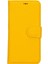 Apple iPhone 15 Uyumlu Deri Cüzdanlı Kılıf Mwwn FL12 Sarı 4