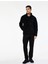 Regular Fit Cepli Yarım Fermuarlı Polar Sweatshirt 2