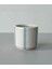 El Yapımı Seramik Mavi Çizgili Modern Bardak Minimal Mug 1