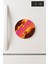 Desenli Temalı Yuvarlak Buzdolabı Magnet – 10X10 cm Iskelet Kolaj 1