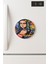 Desenli Temalı Yuvarlak Buzdolabı Magnet – 10X10 cm Mona-Popart 1