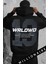 Erkek Siyah 13 Worlwıde 3 Iplik Şardonlu Kapüşonlu Kanguru Cepli Oversize Salaş Hoodie Sweatshirt 1
