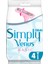 Gillette Simply Venus 3 Basic Kullan At Kadın Tıraş Bıçağı 4 Adet 2 Adet 1