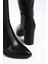 Fıorella Bağcıksız Fermuarlı Ortopedik Taban Kadın Çizme Cst - Siyah 4