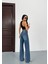 N74 Wide Leg Mavi Kadın Jean 7